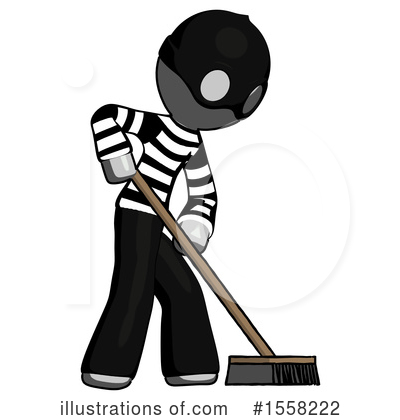 Royalty-Free (RF) Gray Design Mascot Clipart Illustration by Leo Blanchette - Stock Sample #1558222