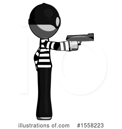 Royalty-Free (RF) Gray Design Mascot Clipart Illustration by Leo Blanchette - Stock Sample #1558223