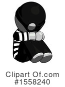 Gray Design Mascot Clipart #1558240 by Leo Blanchette