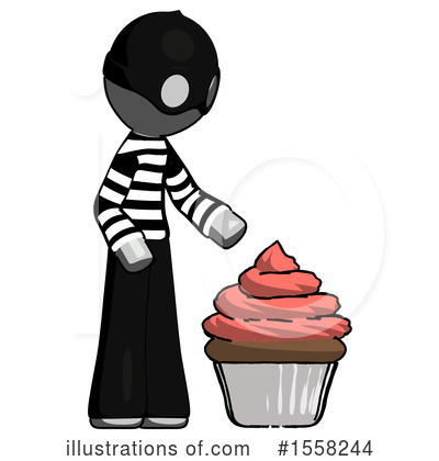 Royalty-Free (RF) Gray Design Mascot Clipart Illustration by Leo Blanchette - Stock Sample #1558244