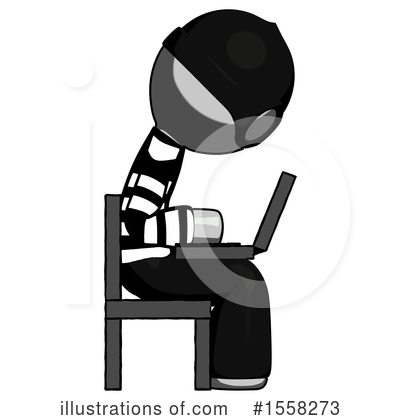 Royalty-Free (RF) Gray Design Mascot Clipart Illustration by Leo Blanchette - Stock Sample #1558273
