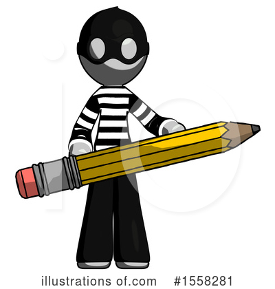 Royalty-Free (RF) Gray Design Mascot Clipart Illustration by Leo Blanchette - Stock Sample #1558281