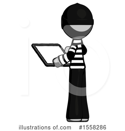 Royalty-Free (RF) Gray Design Mascot Clipart Illustration by Leo Blanchette - Stock Sample #1558286
