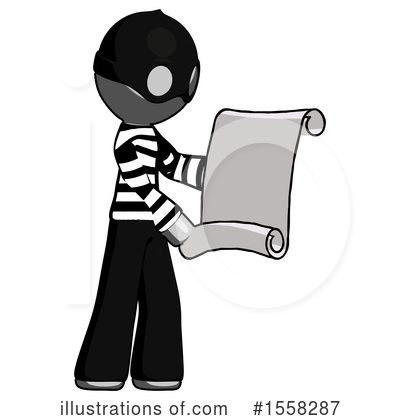 Royalty-Free (RF) Gray Design Mascot Clipart Illustration by Leo Blanchette - Stock Sample #1558287