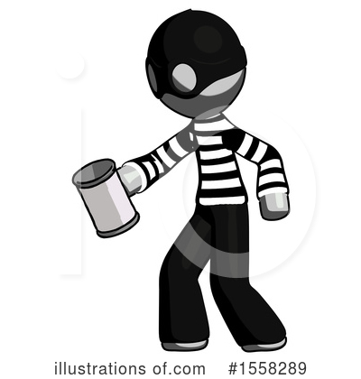 Royalty-Free (RF) Gray Design Mascot Clipart Illustration by Leo Blanchette - Stock Sample #1558289