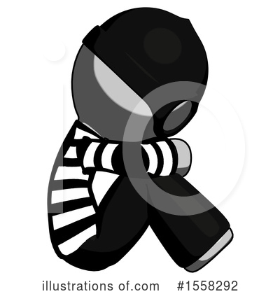 Royalty-Free (RF) Gray Design Mascot Clipart Illustration by Leo Blanchette - Stock Sample #1558292