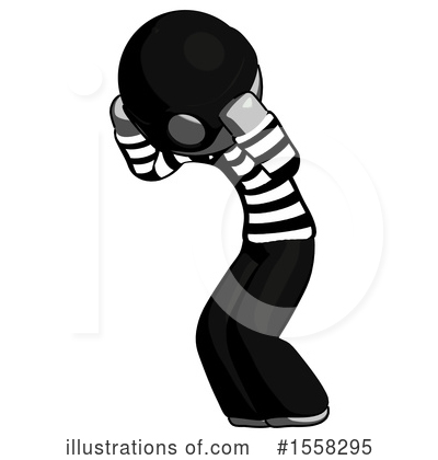 Royalty-Free (RF) Gray Design Mascot Clipart Illustration by Leo Blanchette - Stock Sample #1558295