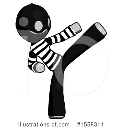 Royalty-Free (RF) Gray Design Mascot Clipart Illustration by Leo Blanchette - Stock Sample #1558311