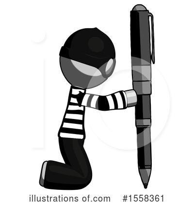 Royalty-Free (RF) Gray Design Mascot Clipart Illustration by Leo Blanchette - Stock Sample #1558361