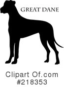 Great Dane Clipart #218353 by Pams Clipart