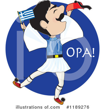 Greece Clipart #1189276 by Maria Bell