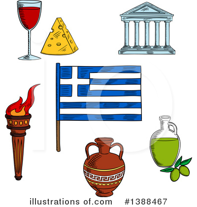 Greece Clipart #1388467 by Vector Tradition SM