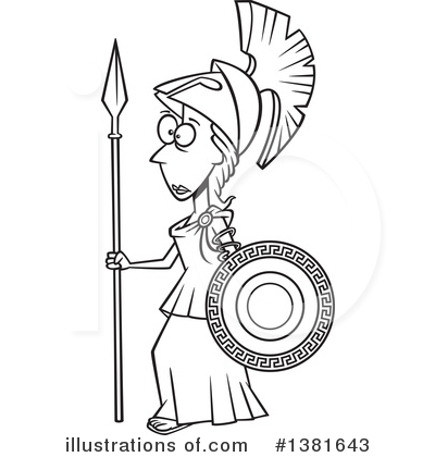 Royalty-Free (RF) Greek Mythology Clipart Illustration by toonaday - Stock Sample #1381643