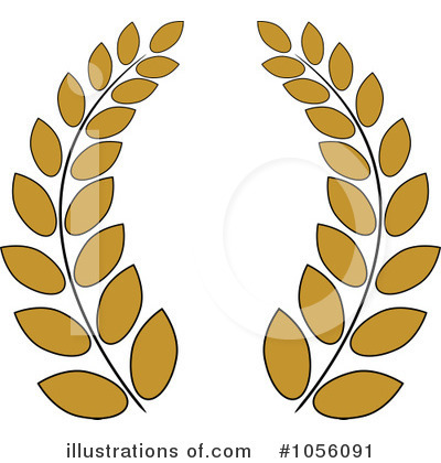Royalty-Free (RF) Greek Wreath Clipart Illustration by Pams Clipart - Stock Sample #1056091