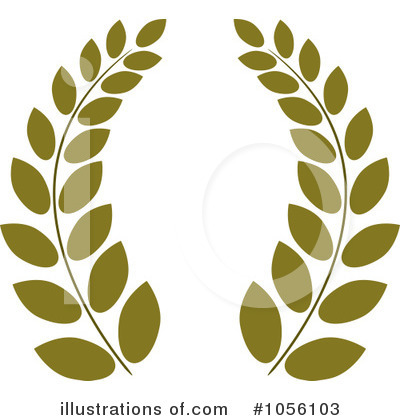 Royalty-Free (RF) Greek Wreath Clipart Illustration by Pams Clipart - Stock Sample #1056103