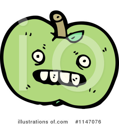 Green Apple Clipart #1147076 by lineartestpilot