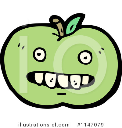 Green Apple Clipart #1147079 by lineartestpilot