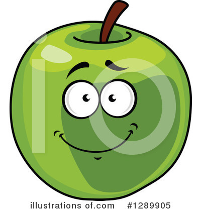 Green Apple Clipart #1289905 by Vector Tradition SM