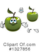 Green Apple Clipart #1327856 by Vector Tradition SM