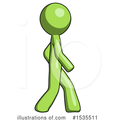 Royalty-Free (RF) Green Design Mascot Clipart Illustration by Leo Blanchette - Stock Sample #1535511