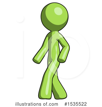 Royalty-Free (RF) Green Design Mascot Clipart Illustration by Leo Blanchette - Stock Sample #1535522