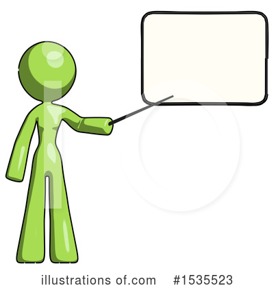 Royalty-Free (RF) Green Design Mascot Clipart Illustration by Leo Blanchette - Stock Sample #1535523