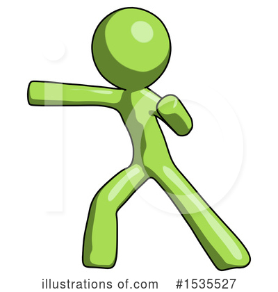 Royalty-Free (RF) Green Design Mascot Clipart Illustration by Leo Blanchette - Stock Sample #1535527