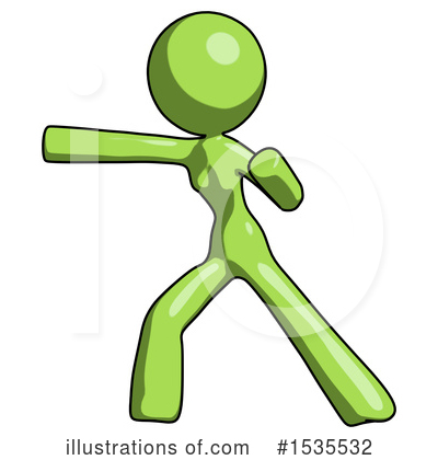 Royalty-Free (RF) Green Design Mascot Clipart Illustration by Leo Blanchette - Stock Sample #1535532