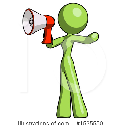 Royalty-Free (RF) Green Design Mascot Clipart Illustration by Leo Blanchette - Stock Sample #1535550
