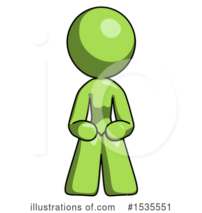 Royalty-Free (RF) Green Design Mascot Clipart Illustration by Leo Blanchette - Stock Sample #1535551