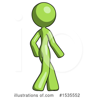 Royalty-Free (RF) Green Design Mascot Clipart Illustration by Leo Blanchette - Stock Sample #1535552