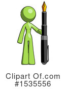 Green Design Mascot Clipart #1535556 by Leo Blanchette