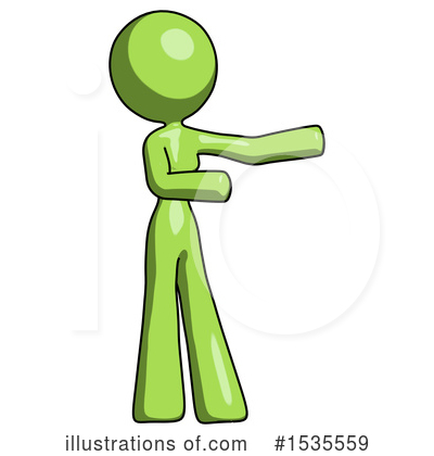 Royalty-Free (RF) Green Design Mascot Clipart Illustration by Leo Blanchette - Stock Sample #1535559