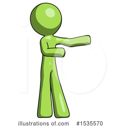 Royalty-Free (RF) Green Design Mascot Clipart Illustration by Leo Blanchette - Stock Sample #1535570