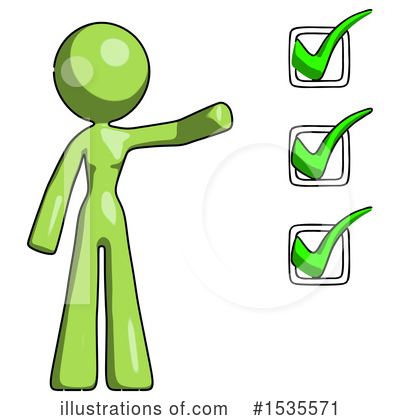 Royalty-Free (RF) Green Design Mascot Clipart Illustration by Leo Blanchette - Stock Sample #1535571