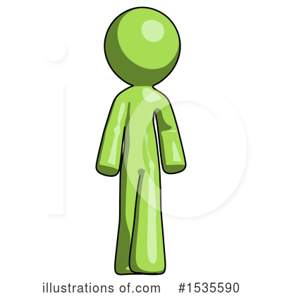 Royalty-Free (RF) Green Design Mascot Clipart Illustration by Leo Blanchette - Stock Sample #1535590