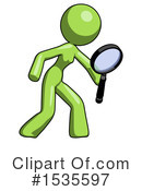 Green Design Mascot Clipart #1535597 by Leo Blanchette