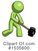Green Design Mascot Clipart #1535600 by Leo Blanchette