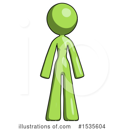 Royalty-Free (RF) Green Design Mascot Clipart Illustration by Leo Blanchette - Stock Sample #1535604