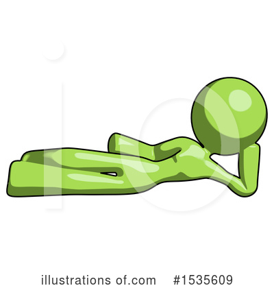 Royalty-Free (RF) Green Design Mascot Clipart Illustration by Leo Blanchette - Stock Sample #1535609