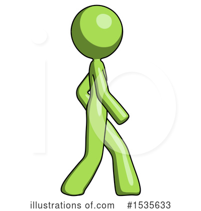 Royalty-Free (RF) Green Design Mascot Clipart Illustration by Leo Blanchette - Stock Sample #1535633
