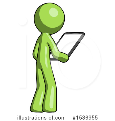 Royalty-Free (RF) Green Design Mascot Clipart Illustration by Leo Blanchette - Stock Sample #1536955