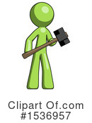 Green Design Mascot Clipart #1536957 by Leo Blanchette
