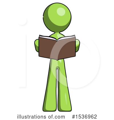 Royalty-Free (RF) Green Design Mascot Clipart Illustration by Leo Blanchette - Stock Sample #1536962