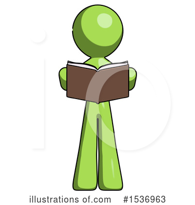 Royalty-Free (RF) Green Design Mascot Clipart Illustration by Leo Blanchette - Stock Sample #1536963