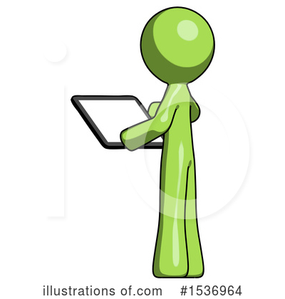 Royalty-Free (RF) Green Design Mascot Clipart Illustration by Leo Blanchette - Stock Sample #1536964