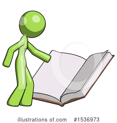 Royalty-Free (RF) Green Design Mascot Clipart Illustration by Leo Blanchette - Stock Sample #1536973