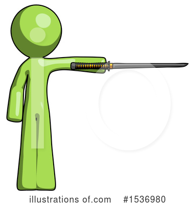 Royalty-Free (RF) Green Design Mascot Clipart Illustration by Leo Blanchette - Stock Sample #1536980