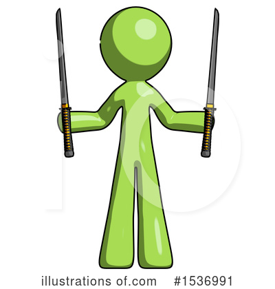 Royalty-Free (RF) Green Design Mascot Clipart Illustration by Leo Blanchette - Stock Sample #1536991