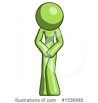 Royalty-Free (RF) Green Design Mascot Clipart Illustration by Leo Blanchette - Stock Sample #1536992